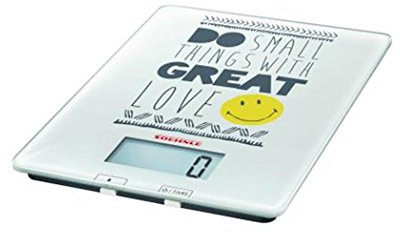 Soehnle Sohnle 0866299 Do Small Thing Balance Electronique Verre de Sécurité Blanc 7 kg/1 g