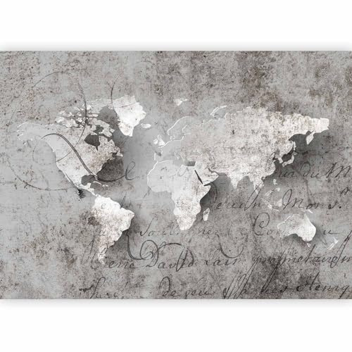 Fotomurale - Carta da Parati Moderna per Soggiorno, Astratto, 200x140 cm | Fotomurali in TNT, Decorazione da Muro XXL, Carte da Parati Moderne, Mappa, Produzione Europea