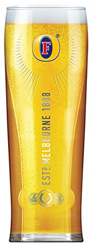 Fosters Pint Glasses CE 20oz / 568ml - Case of 24 Beer Glasses, Glasses