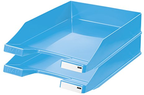 HAN 1027-X-00, Briefablage KLASSIK, Modern, Schick und Hochglänzend, 10er Packung (hellblau)