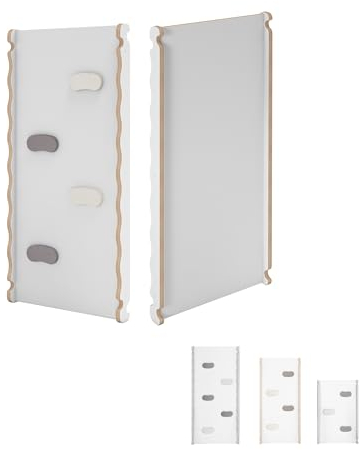 MAMOI® Rutsche Indoor, Rutschbrett für Klettergerüst, Kinderrutsche aus Holz für Kletterdreieck und Kletterbogen, Holzrutsche/Yarnwood für Baby ab 1 Jahr und 2/3 Jahre, Montessori