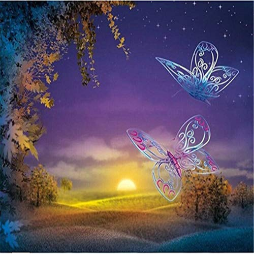 Puzzle 5000 Teile, Zwei fliegende Schmetterlinge Impossible Puzzle, Geschicklichkeitsspiel für die ganze Familie, farbenfrohes Legespiel, Erwachsenenpuzzle ab 14 Jahren-61.61x41.53 Zoll (156.5 x 105.