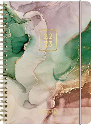 Brunnen Schülerkalender Gemstone 2022/2023 A5 2 Seiten = 1 Woche 1072156083 Motiv: Gemstone