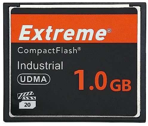 Extreme 1GB Compact Flash Speicherkarte, Original CF Karte für professionelle Fotografen, Videografen, Enthusiasten