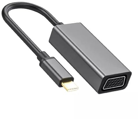 COSMIC TECHNOLOGIES (UK) USB C to VGA Video Adapter, VGA to USB C Adapter, USB C to VGA Adaptor, VGA Thunderbolt Adapter, USB C to VGA Converter, USB-C to VGA Adapter,
