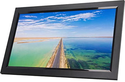 15,6 Zoll WiFi Digitaler Bilderrahmen, 1080P IPS Touchscreen Elektronischer Bilderrahmen mit 16 GB Speicher, Teilen Sie Fotos oder Videos über die Frameo APP