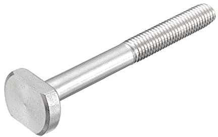 QUARKZMAN T-Ranura Perno, 1 uds M10x90 mm T Ranura Inserción Espárrago Deslizantes Pernos 304 Inoxidable Acero Acero T Forma Tornillos para T Carril