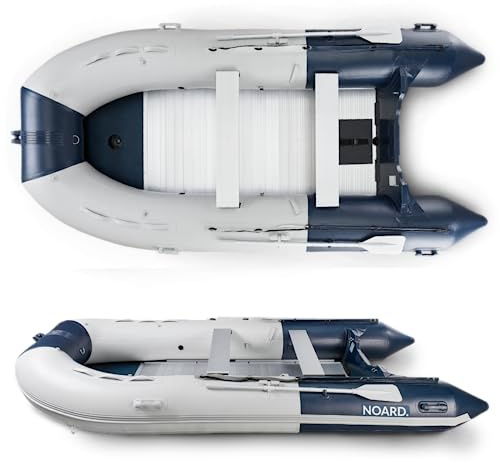 NOARD Gommone Gonfiabile | Fondo in Alluminio | 3,30 m | Assemblaggio Rapido | Ottimo per Avventure Marine | Leggero e Maneggevole