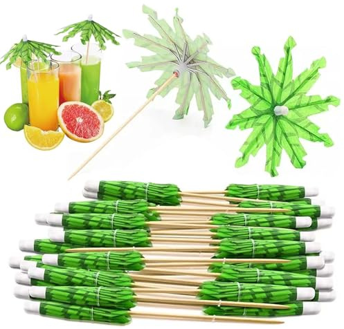 TICKLELY Palillos para Aperitivos – Elegantes Púas de para Candy Bar, Coctel y Cupcakes, Decoración Versátil para Cocteleria, Batidos, Té de Burbujas, Tartas y Chuches