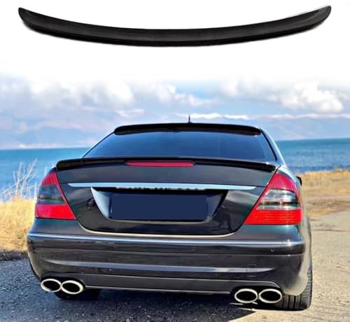 Auto Heckspoiler Heckspoilerflügel Kofferraumspoiler Tuning Zubehö, Compatible for Mercedes Benz Clase E W211 2003-2008 E200 E260.