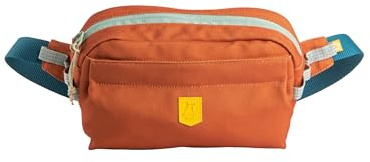 Woolly Wolf Alpha 360 Hip Pack Hüfttasche Terracotta Mix - Leckerlitasche für Hunde aus recyceltem Material, Zum Verstauen von Leckerchen, Wertsachen und Kotbeutel
