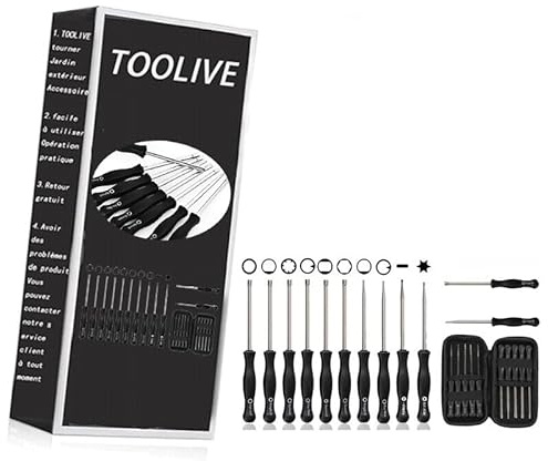 Set de 12 Outils de Réglage de Carburateur Réglage Tronçonneuse Tournevis Reglage Carburateur Tronconneuse 2 Temps Tournevis Pacman/Single D pour Poulan Husq STHIL Echo Débroussailleuse Carburateur