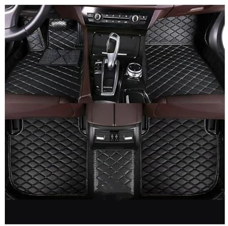 Anpassen Fußmatten Kompatibel Mit KIA Für Soul 2010 2011 2012 2013 2014 2015 2016 2017 Benutzerdefinierte Fußmatten Vollständige Abdeckung Liner(Schwarz)