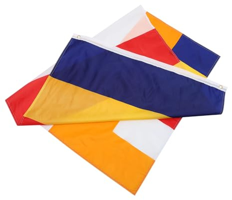 GALPADA Bandiere Buddhiste in Poliestere Decorazione per Esterni e Interni Resistente e Facile da Appendere per Templi di Preghiera e Cortili per Decorazione e Foto Speciali