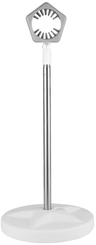 Veemoon Support Télescopique Réglable pour Sèche-Cheveux Sol 59-127 CM Acier Antirouille Robuste Support Mains Occupées pour Souffleur de Poils D’Animaux Usage Professionnel et