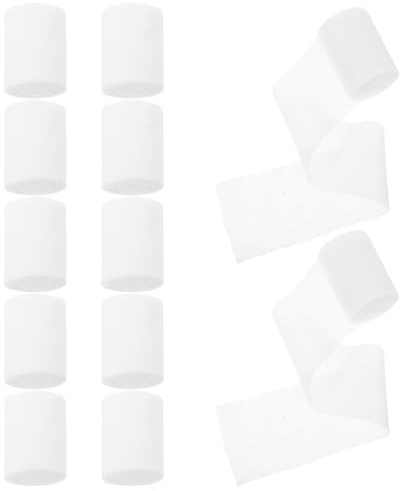 Abaodam 12 Pezzi Panno di Gesso Tessuto Flessibile e Facile da Modellare Bianco per Modellismo Paesaggistico per Progetti Artistici e Fusione