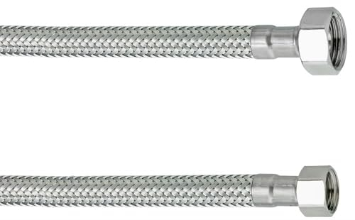 Cornat Flexibler Verbindungsschlauch - 500 mm Länge - 3/8 Zoll IG, 3/8 Zoll IG - Hochwertige Edelstahl-Umflechtung / Anschlussschlauch für Wasserhahn / Armaturenschlauch / Flexschlauch / T317321270