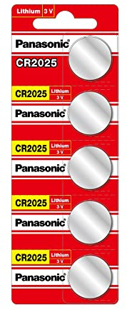 Panasonic 2PC CR2025 3V Lithium Coin Cell
