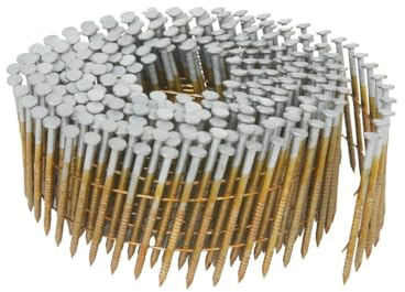 Metabo HPT Siding Nails | 2-Inch x .092 | 15 Degree | Full Round Head | Ring Shank | Wire Coil | Hot Dipped Galvanized | 3,600 Count | 13365HHPT