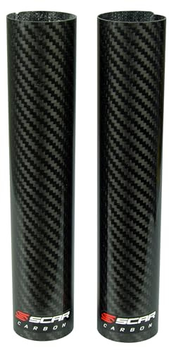 SCAR Protection Fourche Inférieure Carbone Compatible avec KTM 85 SX GASGAS MC 85 Husqvarna TC 85 Yamaha YZ 85 YZ85 Suzuki RM 85 Kawasaki KX 85