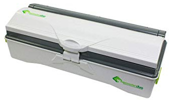 We Can Source It Ltd – Wrapmaster Duo Double Dispenser 18 – Foil and Cling Film Holder with Easy-Cut Blade – Portable Food Wrap Dispenser for Kitchen, Baking, and Catering – Durable & Easy to Clean