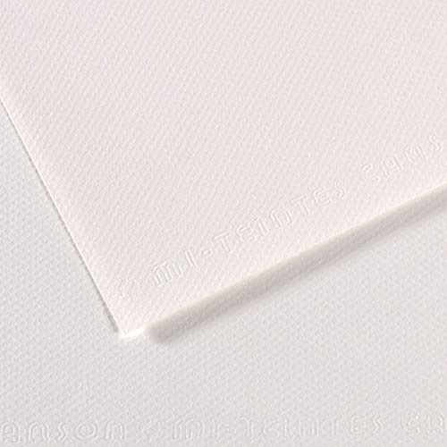 CANSON Mi-Shades - 25 ark A4 ritpapper - 160 g/m² - vit