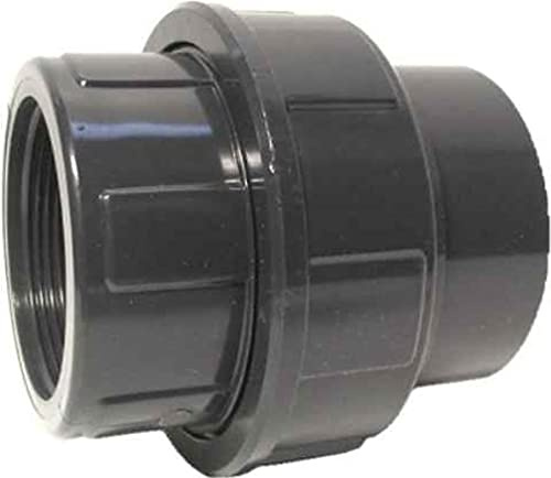 STEMAX-Wassertechnik: PVC-Gewindefittings und Übergänge, Verschraubung, klebemuffe x IG, Größe: 50mm x 1 ½“