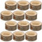 SUMTree 12 pcs bougeoir en Bois Chandelier Votive Support de Bougie décoration pour Maison,Table,Mariage (Hauteur 2,5CM)