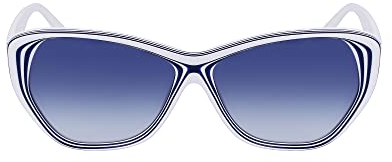 Karl Lagerfeld Damen Kl6103s Sunglasses, White/Blue, Einheitsgröße EU