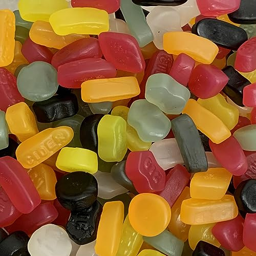 Vegan Wine Gums LARGE RETAIL Sweet Shop Jar by The Gourmet Sweet Company