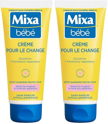Mixa Bébé Crème pour le Change, 100 ml