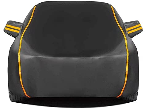 Autoabdeckung Für Volkswagen Golf 6 Golf 6 Cabrio Golf 6 Variant Wasserdichter, atmungsaktiver Outdoor-Vollschutz, Sonne, Regen, Staub, Allwetterschutz mit Reißverschluss und Baumwollfutter (Color :