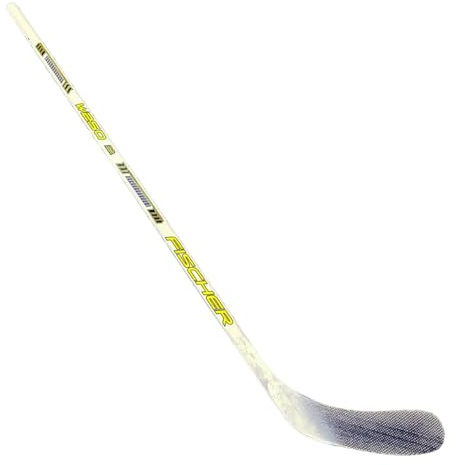 EVERY SPORT FOR LESS.COM Fischer W250 Youth Kid's Wooden Hockey Stick with ABS Blade (Straight Blade/White, Yellow, Black)