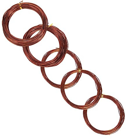 IWOWHERO 5rollen Aluminium Bonsai Draht Flexible Trainingsdrähte Für Bonsai-gestaltung Langlebig Und Wiederverwendbar Für Garten Und Balkon