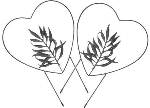 INOOMP 2pezzi Trellis per Piante Vaso Struttura di Supporto per Piante Rampicanti Rete Decorativa per Giardino e Casa Protezione per Viti e Steli Design Elegante e Resistente