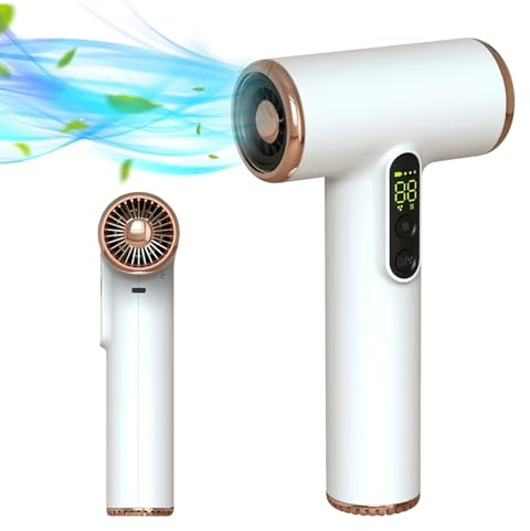 Asciugacapelli senza fili, USB ricaricabile per asciugacapelli, batteria portatile, asciugacapelli a batteria da viaggio, 30000 RPM, adatto per dormitorio/viaggi a basso rumore a 3 velocità