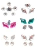 Zahnschmuck 44 Pieces Zahnstein Schmuck Tooth Gem Kit, Zahnschmuck Set, Shining Smile DIY Tooth Gem Kit Edelstein Strass Dekor Zahnschmuck Schmetterling