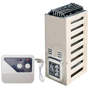 Macchina per sauna da bagno 3KW/3.6KW Riscaldatore for Sauna Generatore di Vapore for Sauna Uso Domestico Forno di Riscaldamento Camera Asciutto Attrezzatura Stufa di Controllo Interno Esterno per la