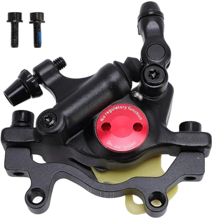 Alomejor Calibración de Freno de Disco, Scooters Eléctricos Aleación Fuerte Dispositivo de Disco de Alimentación de Frenado para Reemplazo M365 (Black)