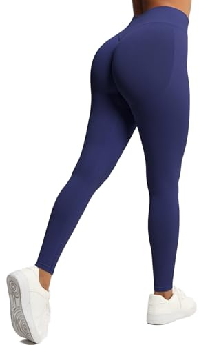 JTSONN Pantaloni Sportivi da Donna Scrunch Butt Leggings Sportivi Pantaloni Lunghi per Il Sollevamento del Sedere a Vita Alta Pantaloni da Corsa Fitness Yoga Push Up Leggings