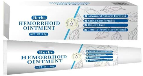 Haemorrhoids & Piles Cream Helps with for Pain, Swelling, Itching & Bleeding,Pain Relief 20g