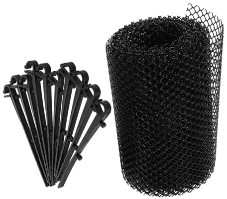 HAMPPLIES Rete Per Grondaie in Plastica Copertura Del Filtro Per Grondaie Pluviali Dispositivo Antispruzzo Di Rete Per Case