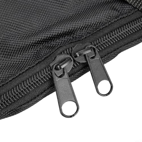 Bolsa de almacenamiento para trípode de 40 a 120 cm para soporte de luz de micrófono, funda de transporte de tela Oxford impermeable acolchada con correa para el hombro para transporte de equipos (60