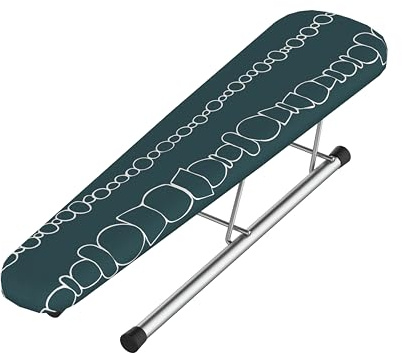 Tabla de planchar para mangas Ode Chrome, práctica ayuda para planchar mangas de camisas y blusas, plegable, certificado Öko-Tex, 11,5 x 57 cm