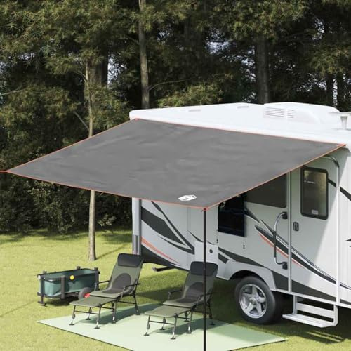 Owoxanthellate Camping Zelt 240x460 cm wasserdichtes Tarp mit Dach, ultraleichtes Pop Up Zelt Set inkl. Stangen & Heringen, Robustes Polyester Shelter für Trekking, Angeln und Bushcraft