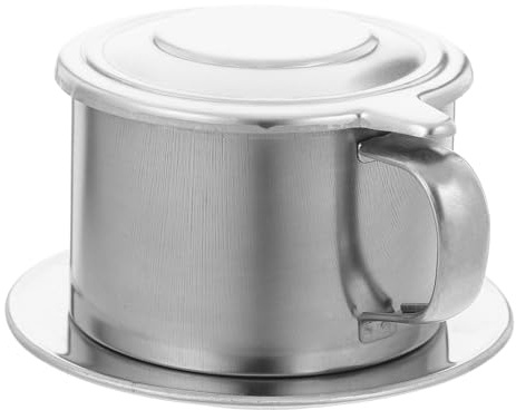 ELAYARD Cafetera Tapa y Asa de Acero Inoxidable Reutilizable de Goteo Vietnamita Capacidad 200ml con Filtro con Operación Fácil para Uso en Hogar y Oficina