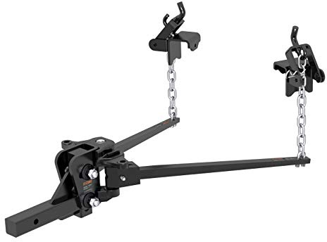 CURT 17302 Long Trunnion Bar Weight Distribution Hitch, Up to 10K, 2-Inch Shank