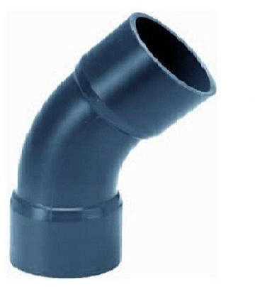 PVC Bogen 45° d 90 mm