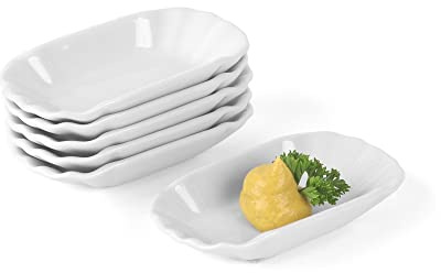 'Holst Porslin SL 111 pommes frites skal 9 cm Snack Line look, vit i kartong, 8,5 x 5 x 1,7 cm