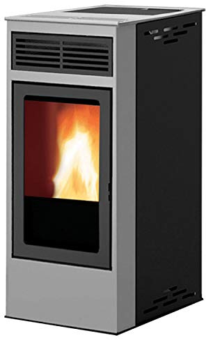 Italiana Camini 810970 ITC Yulia stufa a pellet Acciaio Grigio/A+